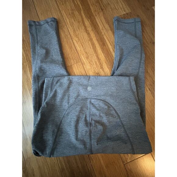 Athleta Ultimate Stash Pocket Capri Grey Heather NWOT Size XS Yoga Pilates Barre - Picture 10 of 11